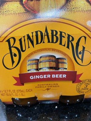 Ginger beer is a soda, NOT an alcoholic beverage that requires identification .it's on the signage