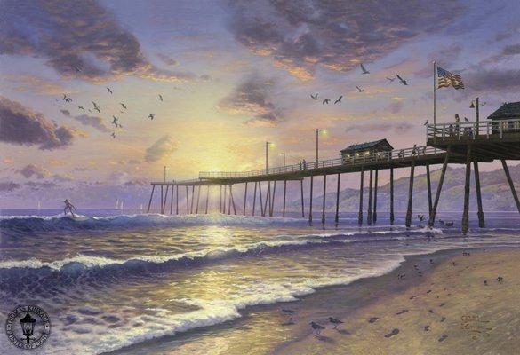 Footprints in the Sand, Pismo Pier