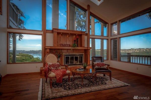 Wood Fireplace done in Gig Harbor