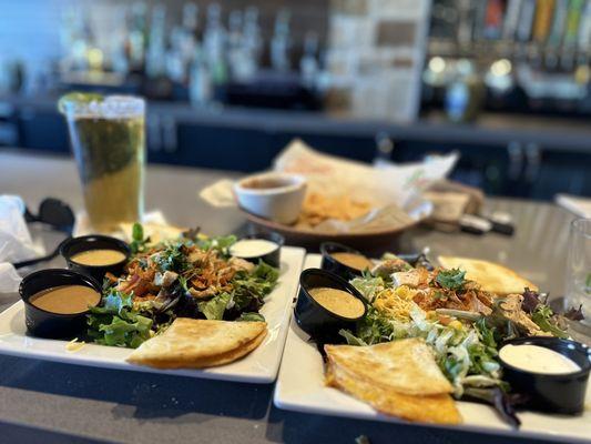 Quesadilla Explosion Crispers Salad split