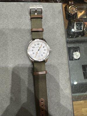 Put an OEM nato strap on it for me, at a great price!