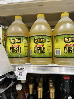 Mt. Olive real dill pickle juicers