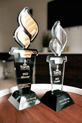 We couldn't' be more thrilled to announce we are the proud recipient of a Better Business
Bureau Torch Award for Ethics!