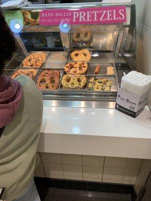 Fresh Baked Hand Roll pretzels