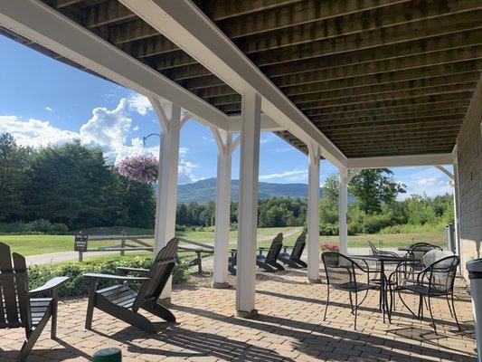 Below deck patio views