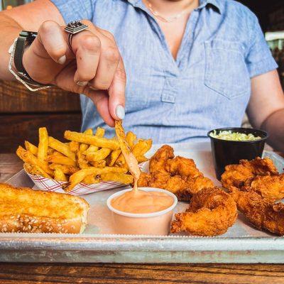 Hand breaded Chicken Tenders