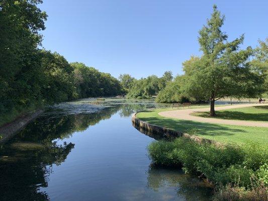 Monday September 6, 2021; Passed through Sequiota Park while cycling the Galloway Creek and James River Trails - Springfield MO