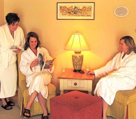 Celebrate your girlfriends with a day in our intimate spa.