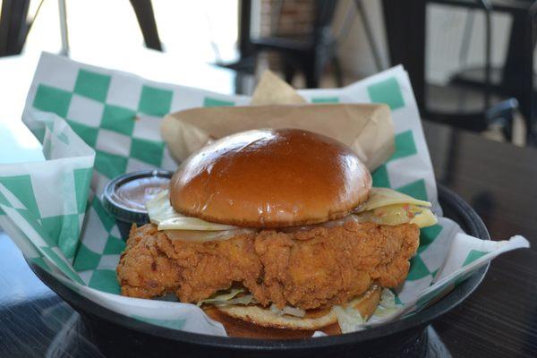 Crispy Creole Fried Chicken Sandwich