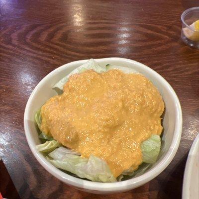 House Salad with Ginger Dressing