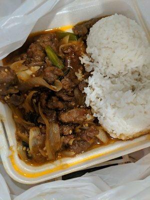 Mongolian beef