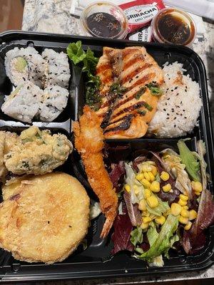 3. Salmon Teriyaki Bento Box