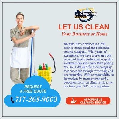 Breathe Easy Cleaning Moving Painting & Handyman Services