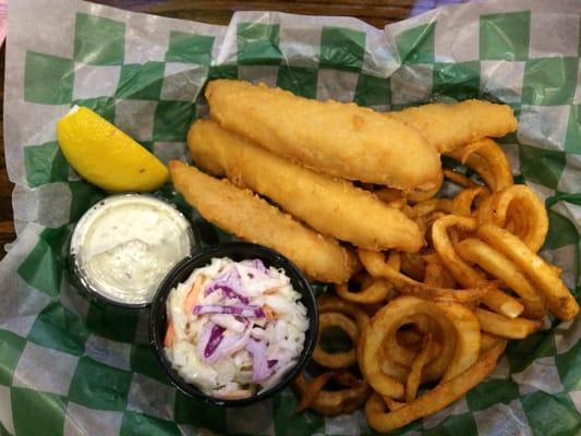 does this look like something an adult would pay $10.99 for or a kids platter of fish sticks and fries? Cole slaw in a tiny plastic cup?