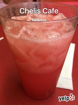 Fresh watermelon juice. :)