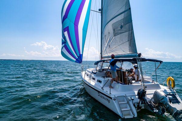 Sailing on Cape Cod Bay