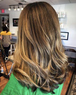 Balayage highlights