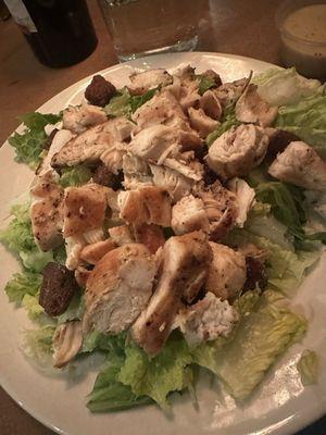 Chicken Cesar salad  - loaded with chicken!!