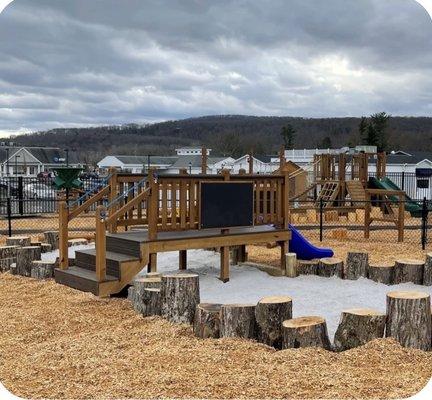 One of three preschool playgrounds.