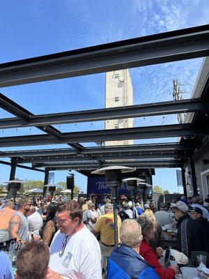 giant patio along the water for live music -- fantastic!