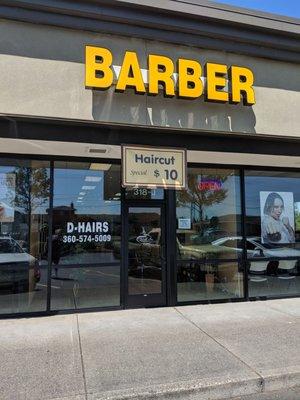 $10 haircuts at D-Hairs Barbershop on 99th Street in Hazel Dell.