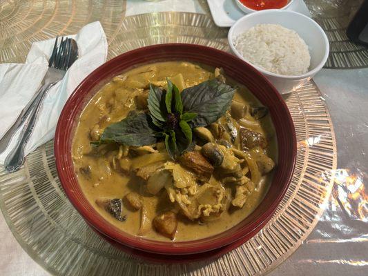 Yellow curry is a must!