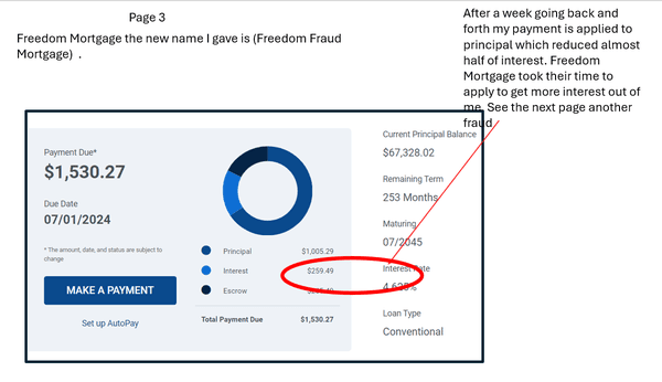 Freedom Fraud Morgage proof page 3 of 4