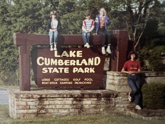 Blast from the Past!  Kerry, Pam, Jen & MOM aka Apple Valley Sally.