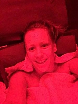 Infrared Sauna Time!