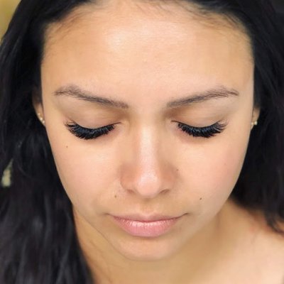 A Volume Set includes 3-8 featherweight lashes applied to each of your natural lashes, adding maximum fluff to even the sparsest of lashes