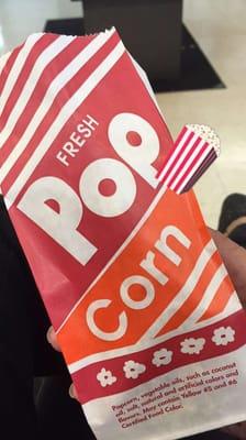 Free popcorn!