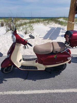 Great ride to Pensacola boardwalk.