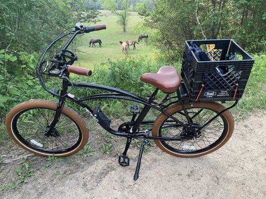 First ride on the Gateway Trail with my new Pedego from Pedego Stillwater