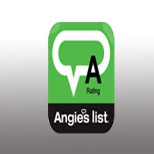 A Certified Angie's List Provider with an "A" rating!