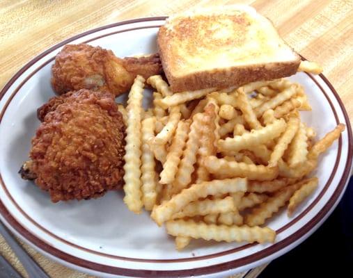 Fried Chicken and Fries