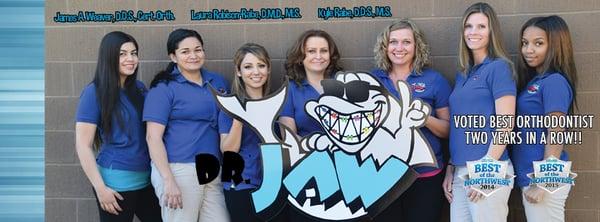 Dr JAW Orthodontists, Dr James Weaver, Dr Laura Robison-Rabe, Dr Kyle Rabe, Dr JAW Oro Valley