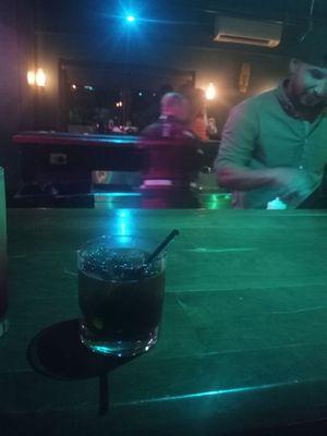 Jack and coke and cute bartendar