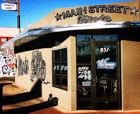 The coolest little motorcycle shop in Las Vegas.