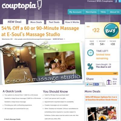 Im offering this on couptopia for a limited time...  Take advantage of this great deal..