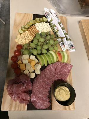 Charcuterie board center pieces on 80 tables!!