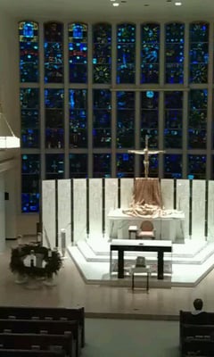 Sanctuary during Advent.