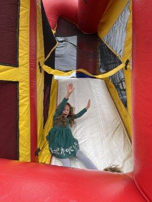 Children's Christmas party bounce house