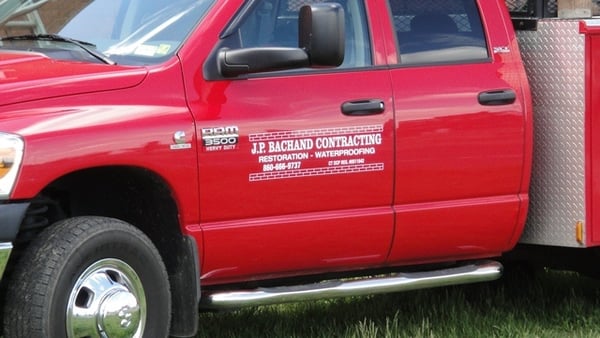 Restoration and Waterproofing Service Truck