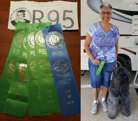 Congrats to Diane and Draco for their recent wins.