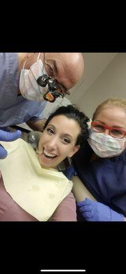 Twice a year cleaning with myself, Dr. Rahbar and the lovely, beautiful and amazing Mina!