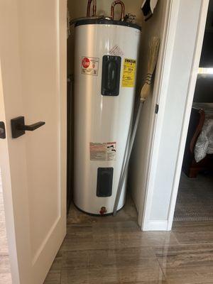 Water heater to be replaced when work is being done