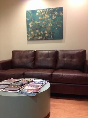 Nice and comfortable waiting area.