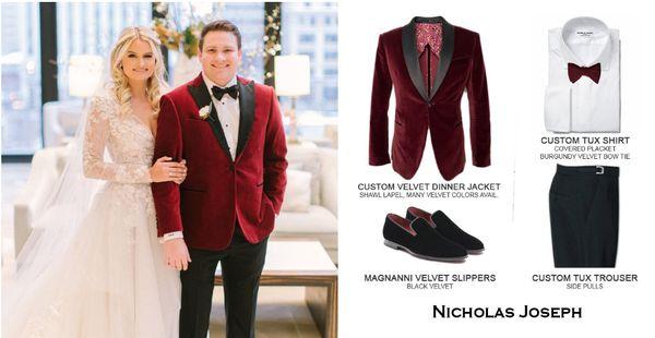 Velvet Custom Dinner Jacket, many colors available