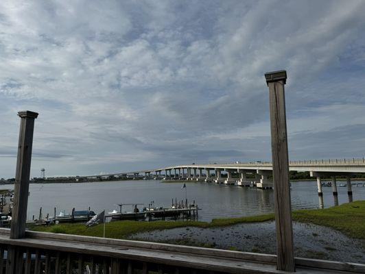 View from upper porch