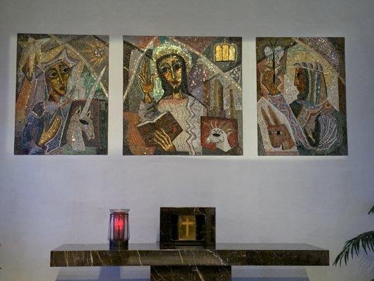 Chapel in administrative wing